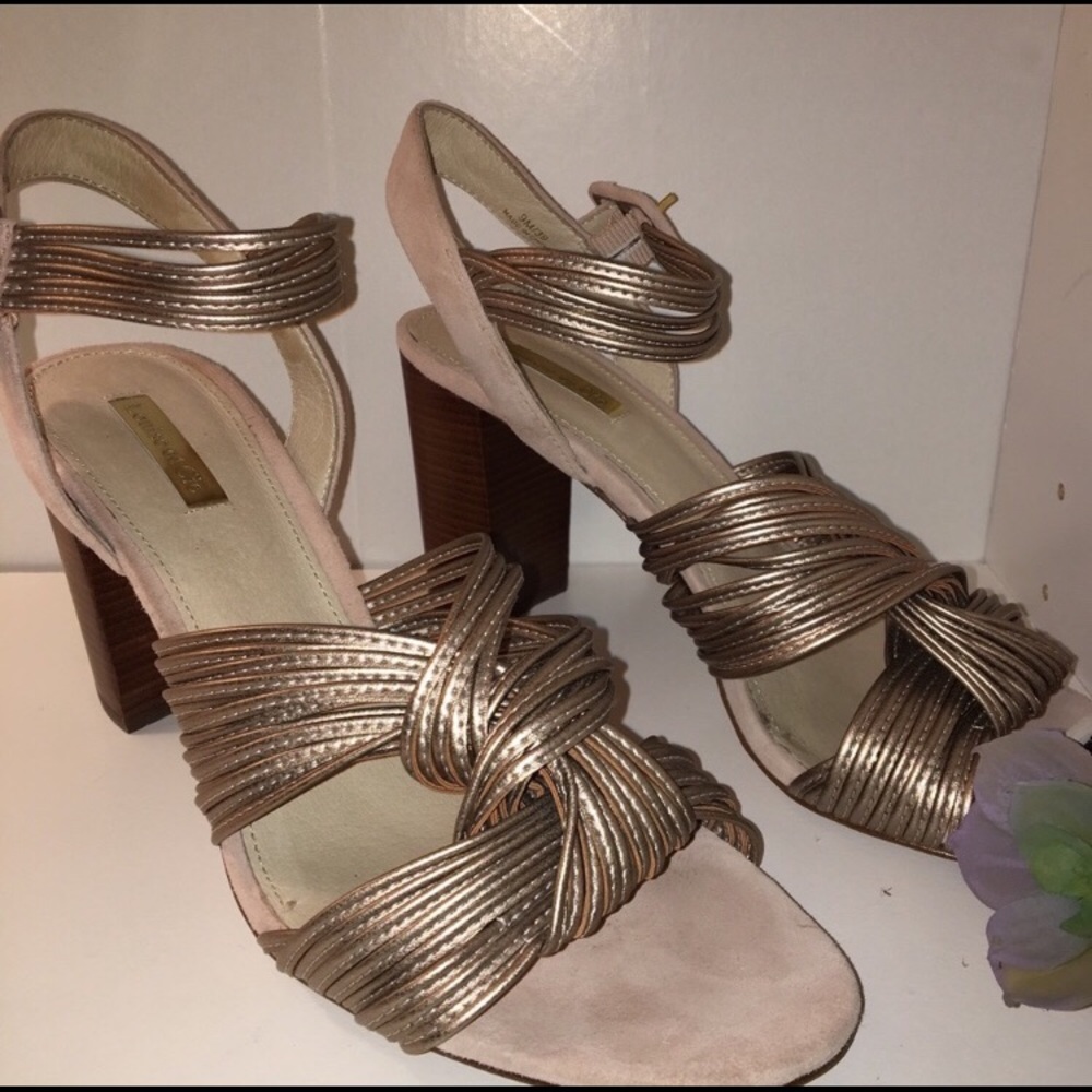 Louise et Cie Metallic Heels